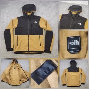 The North Face Denali Hooded Jacket Mens S Small Fleece Full Zip Outdoor TNF